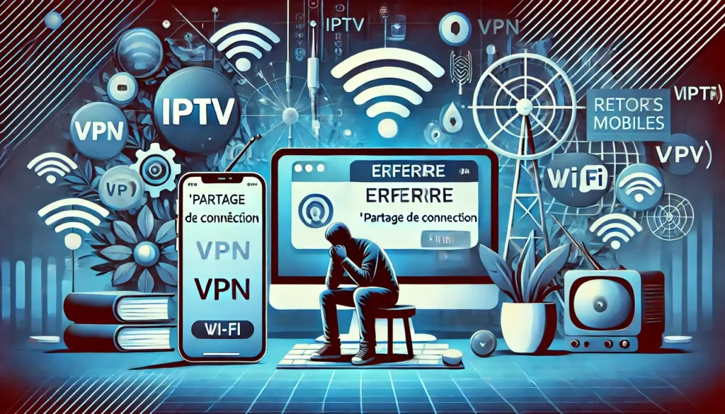 mon iptv ne fonctionne pas en partage de connexion