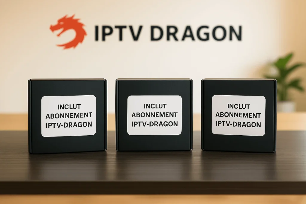 Pack IPTV Box avec abonnement IPTV-DRAGON inclus