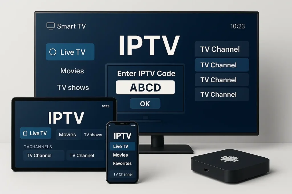abonnement iptv 12 mois smart tv, tablette, smartphone, android box