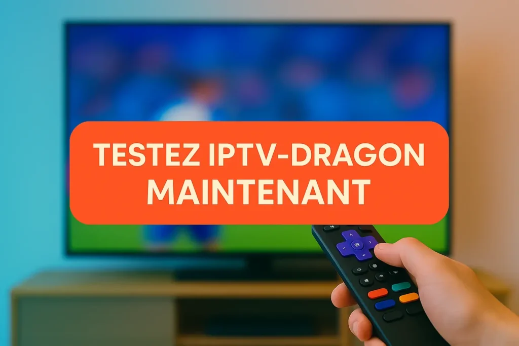 Bouton d’appel à l’action pour tester un abonnement ip-tv fiable