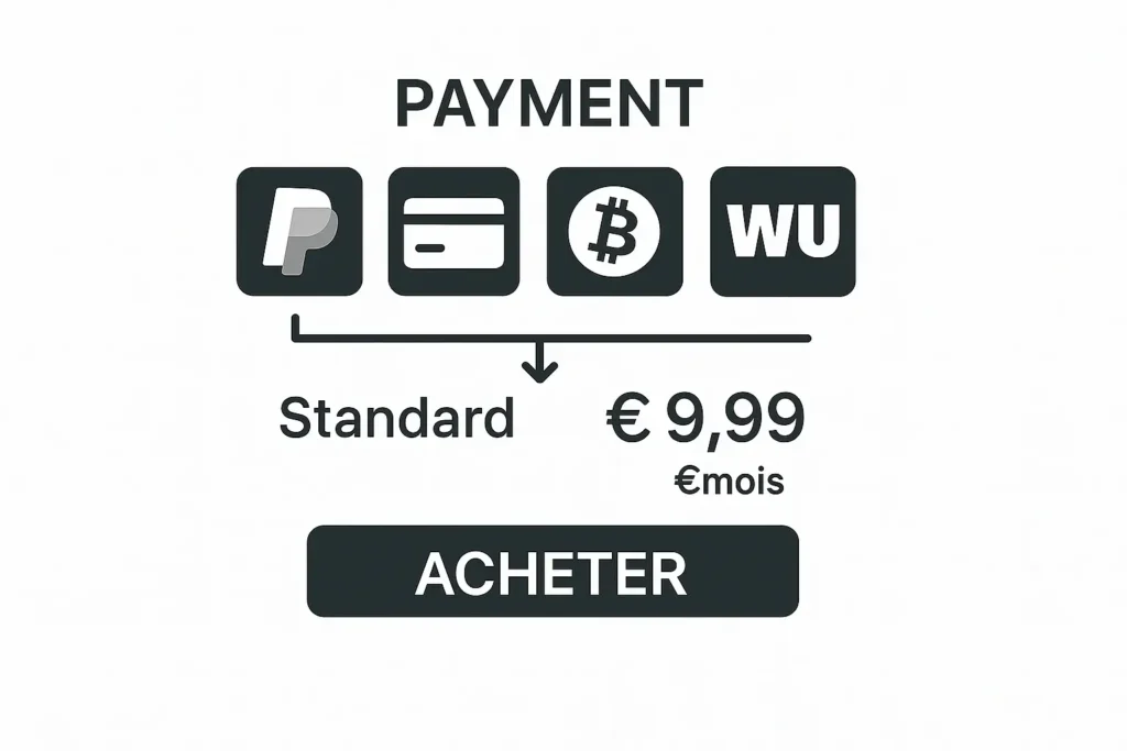 Prix d’un abonnement IPTV pas cher avec multiples options de paiement sécurisées

