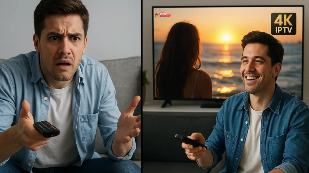 différence entre IPTV instable et abonnement IPTV sans coupure en 2025