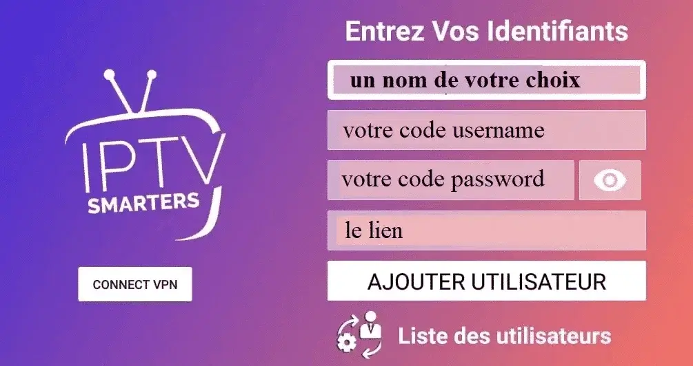 installer iptv android france – interface IPTV Smarters Pro avec IPTV DRAGON sur Android