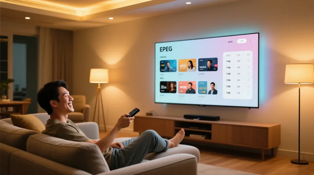 Expérience IPTV Smarters Pro EPG optimisée sur télévision intelligente