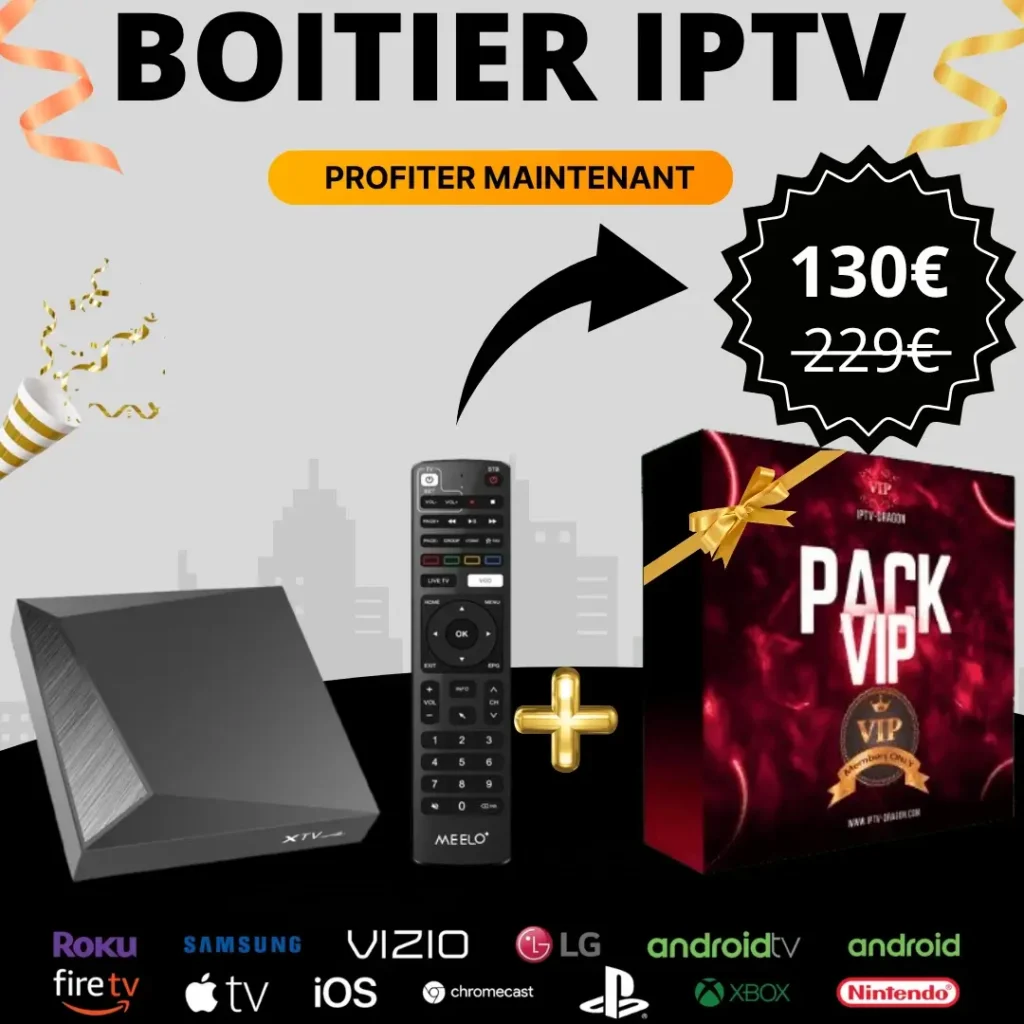 Famille profitant meilleur boîtier IPTV légal streaming 4K expérience optimale 2025