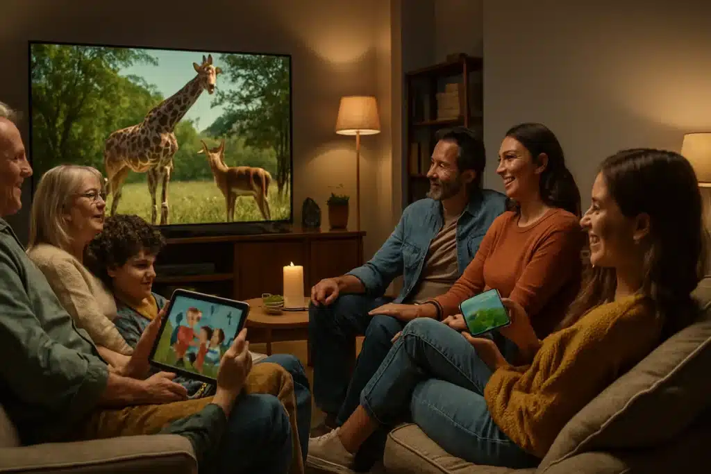 Vente IPTV en gros pour toute la famille avec contenus adaptés à chaque âge