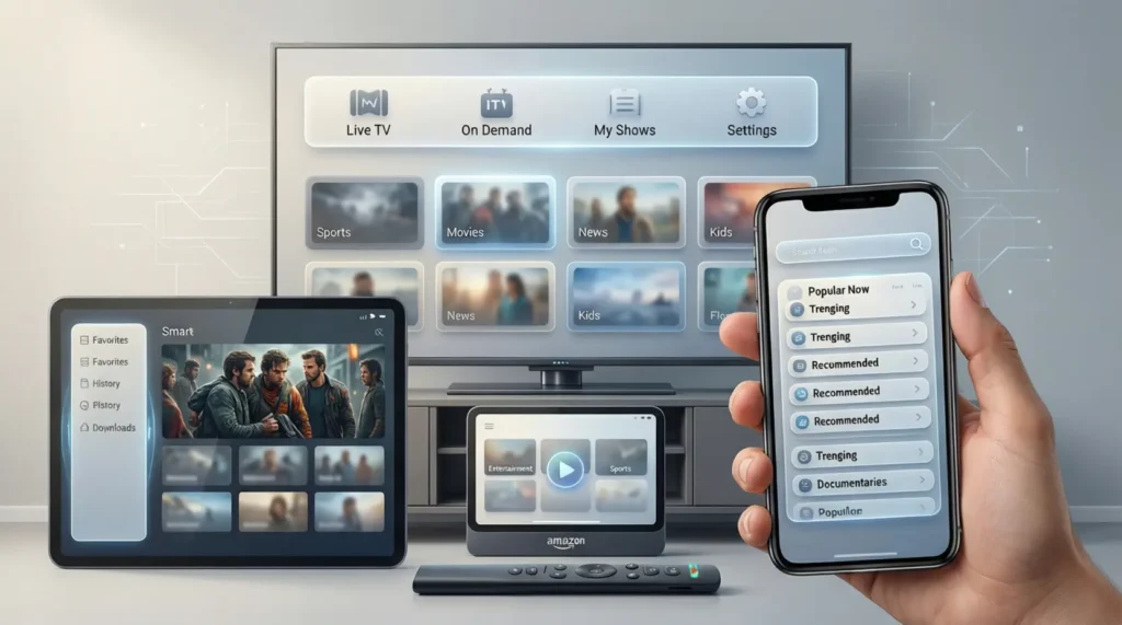 Application IPTV gratuite compatible avec code iptv free sur Smart TV, Android et Firestick