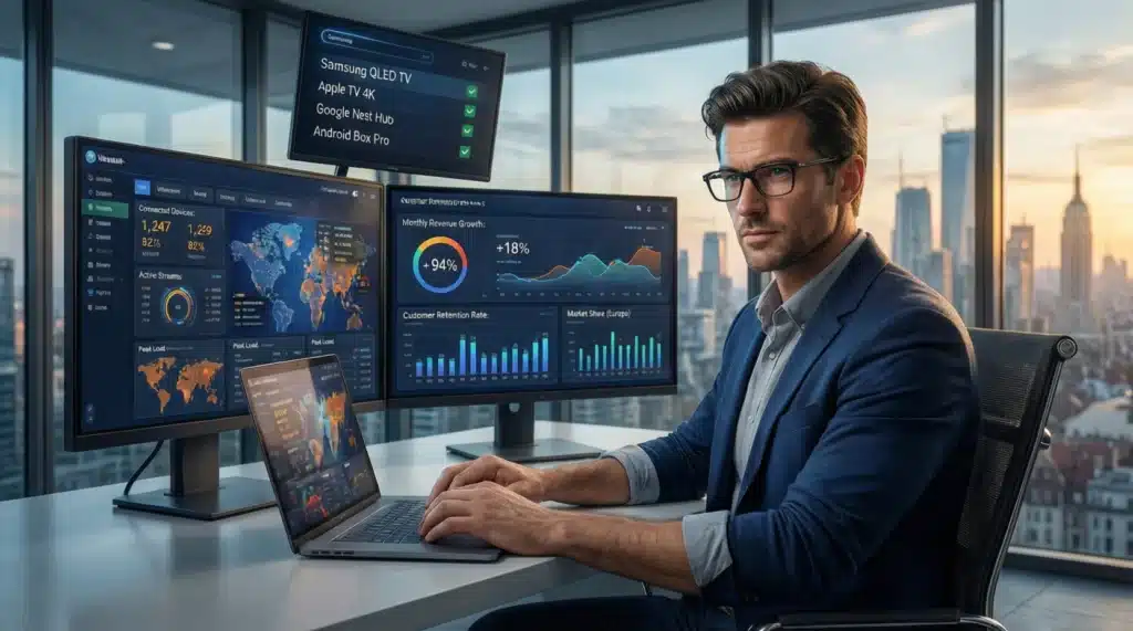 Code IPTV en gros pour revendeur IPTV professionnel avec solution stable et scalable en Europe
