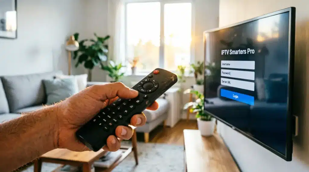 Configuration décodeur IPTV Smarters Pro avec code Xtream sur Smart TV — installation facile en 2026