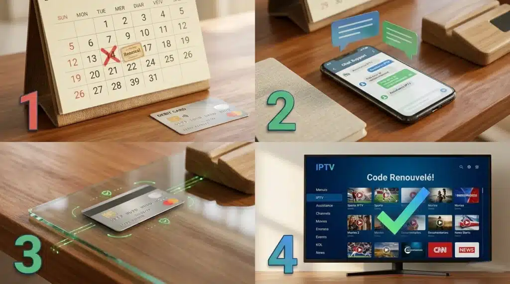 Renouveler Code IPTV