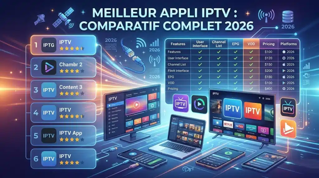 Meilleur Appli IPTV