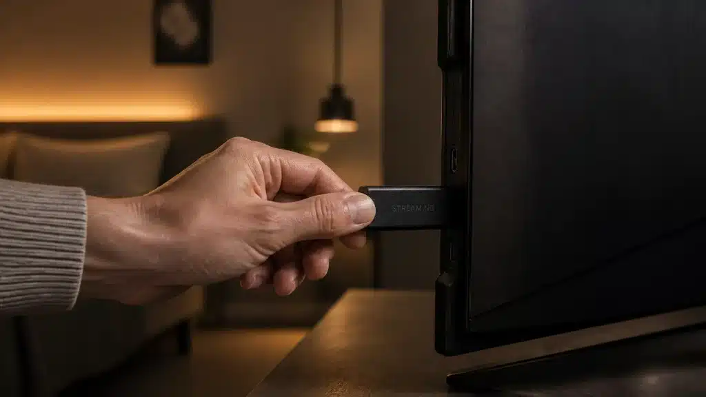 IPTV achat et configuration d'une clé de streaming nomade après un achat code iptv sécurisé en ligne.