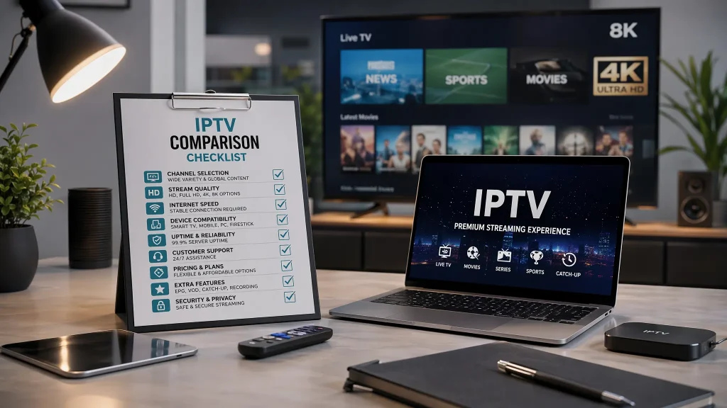 Guide des critères importants pour choisir un abonnement IPTV premium